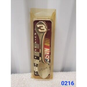 Vintage Dale Earnhardt #3 Pure Pewter Spoon - 0216